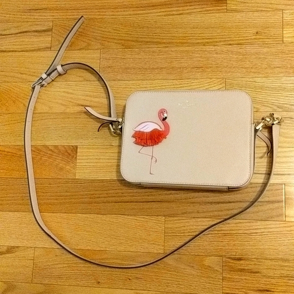 kate spade Handbags - Kate Spade By The Pool Flamingo Camera Crossbody Bag